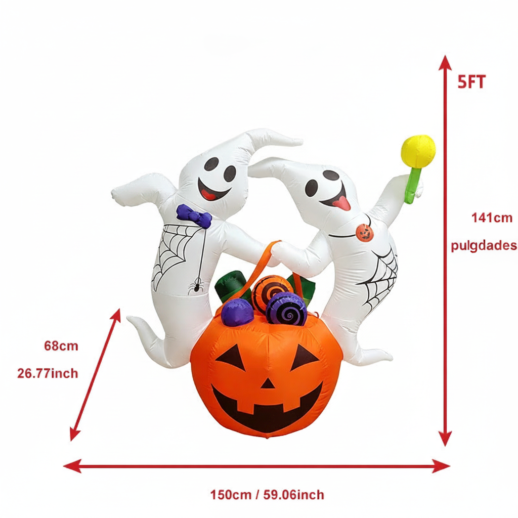 Inflable Halloween Decoración Exterior 150-180 cm
