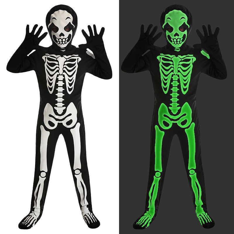 Disfraz Esqueleto Fosforescente Niño Halloween