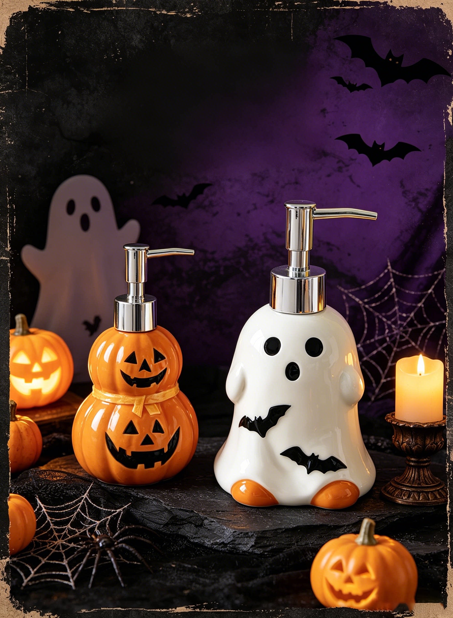 Dispensador de Jabón Cerámica Halloween - 6