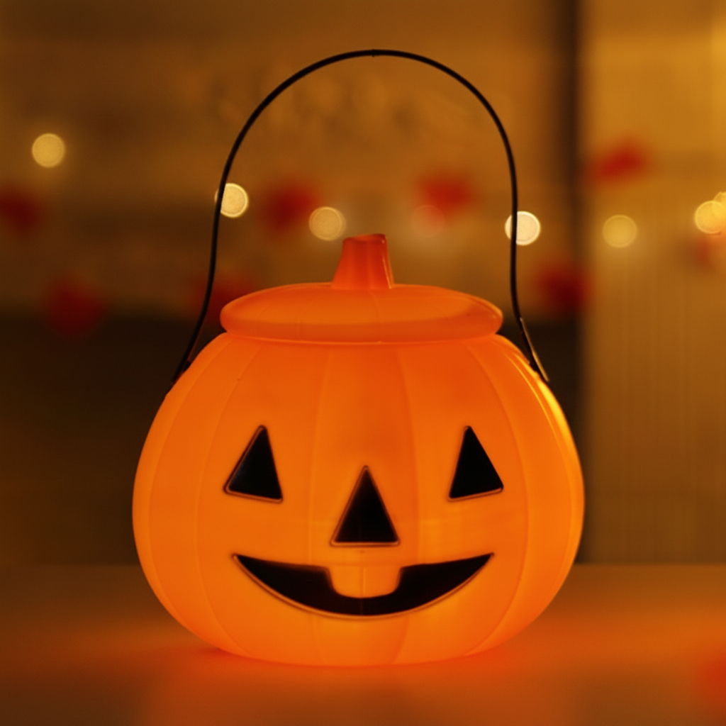 Calabaza Iluminada de Halloween Decoración con Luz LED