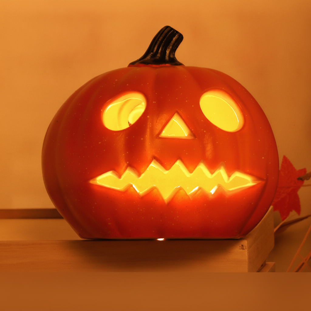 Calabaza Iluminada de Halloween Decoración con Luz LED