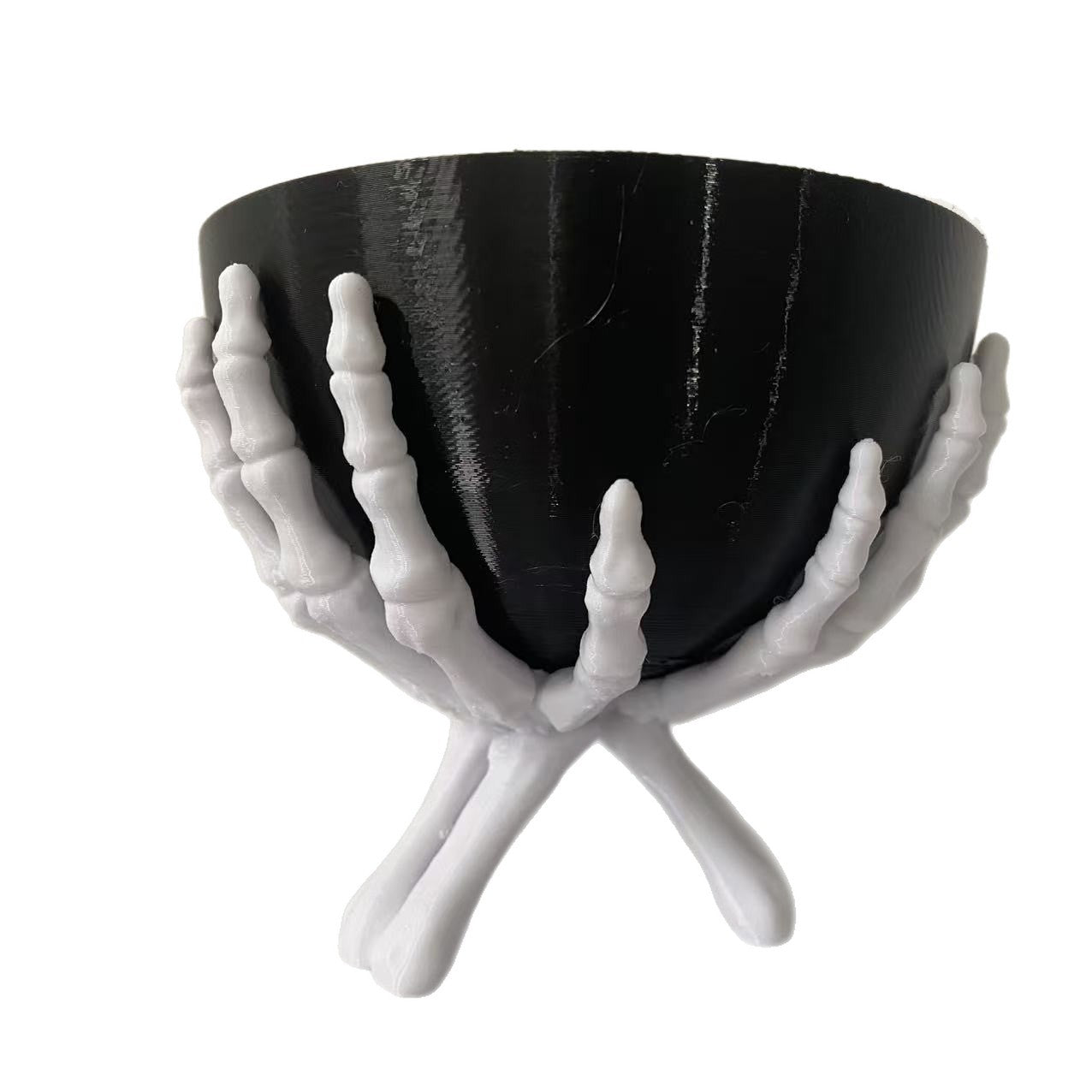 Tazón Manos de Esqueleto Halloween Decoración 3D - 1