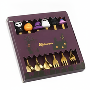 Set de cubiertos Halloween acero inoxidable 4 o 6 piezas - 1