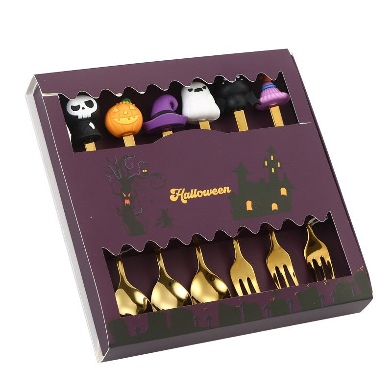 Cubiertos de Acero Inoxidable Diseño Halloween
