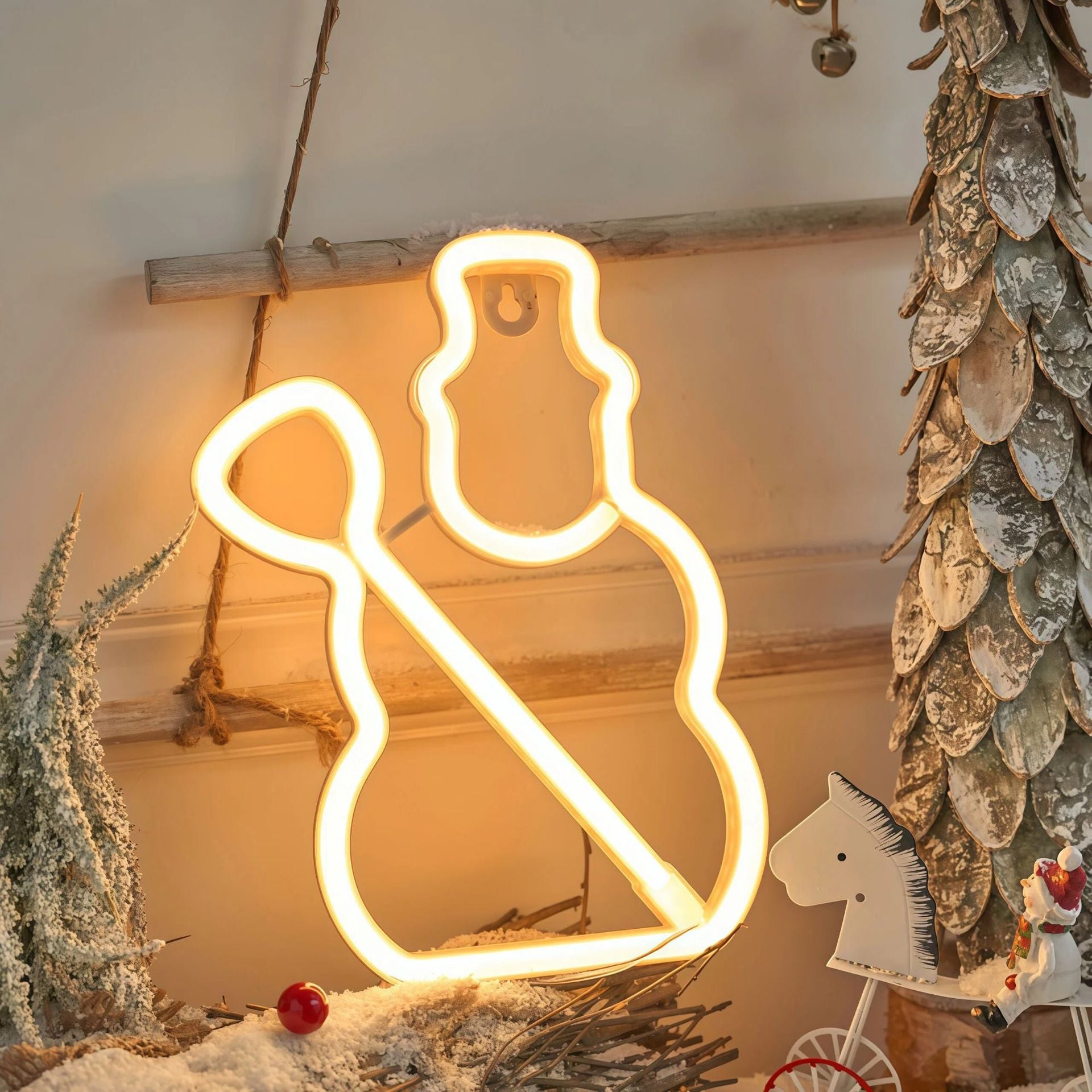 Lámpara Neón LED Decorativa con Formas y Diseños