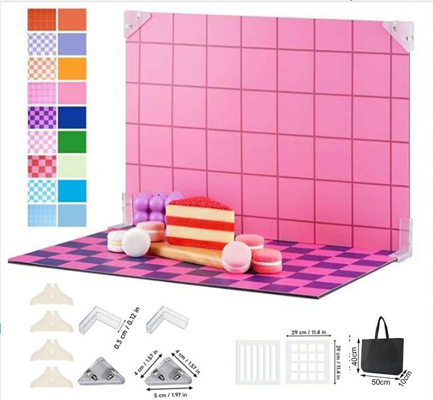 Fondos de fotografía para productos set de cartulinas