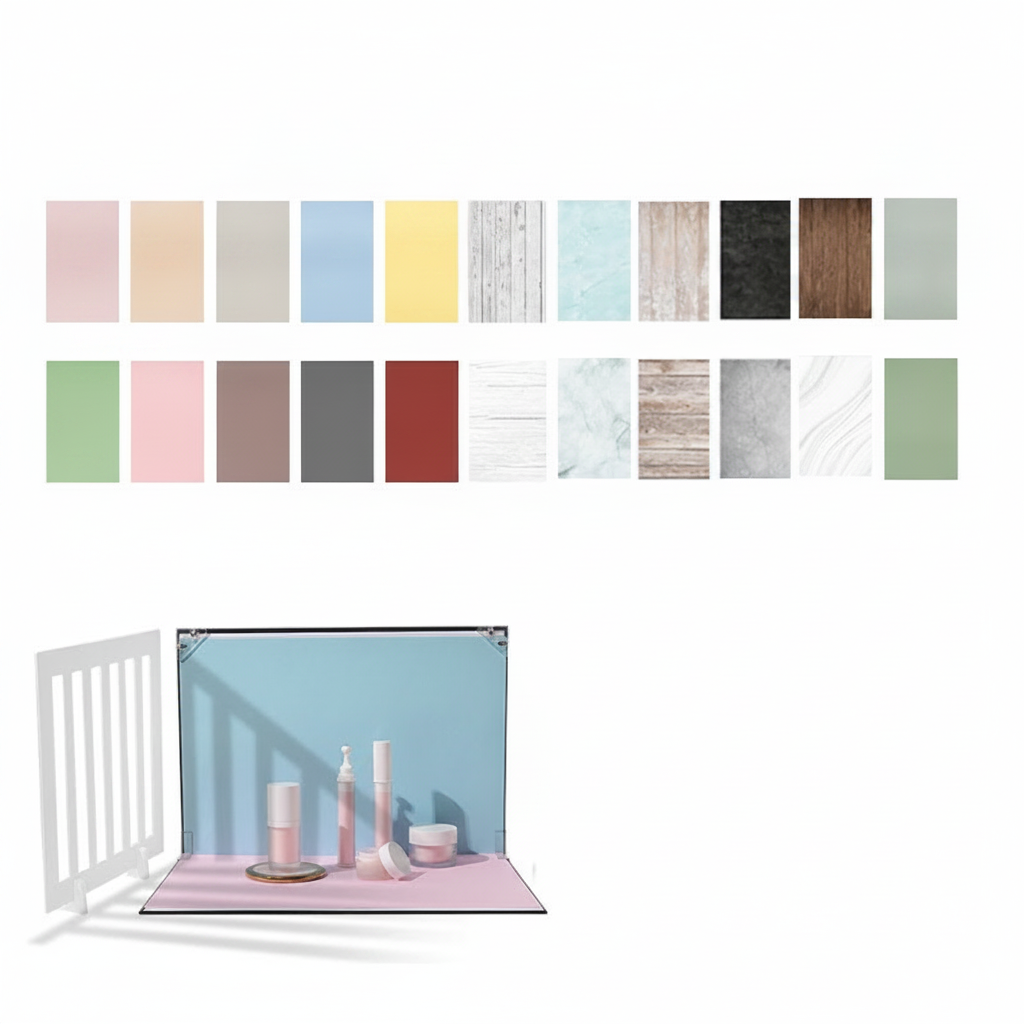 Fondos de fotografía para productos set de cartulinas