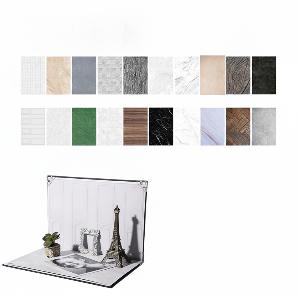 Fondos de fotografía para productos set de cartulinas