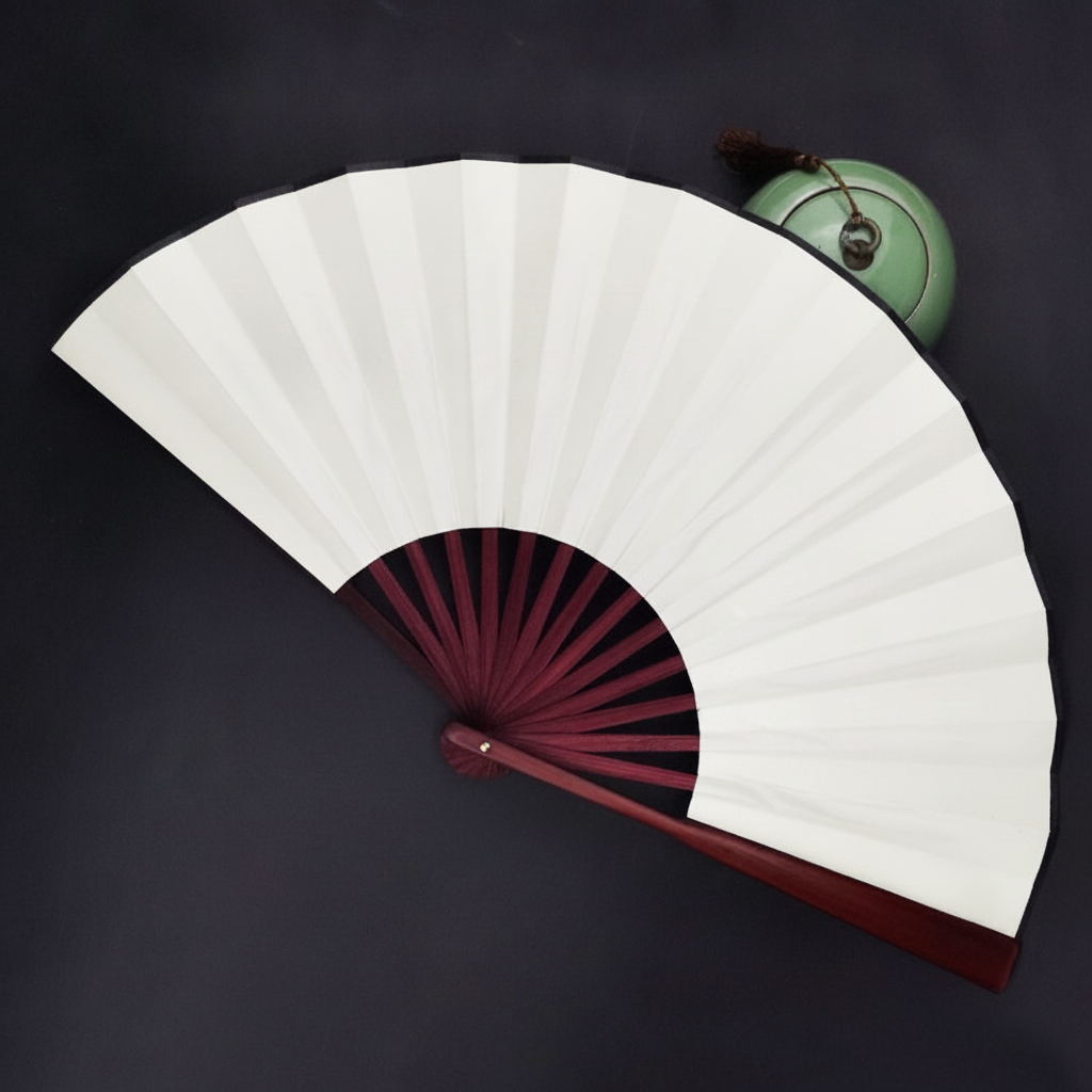 Abanico plegable de bambú estilo clásico 25 cm