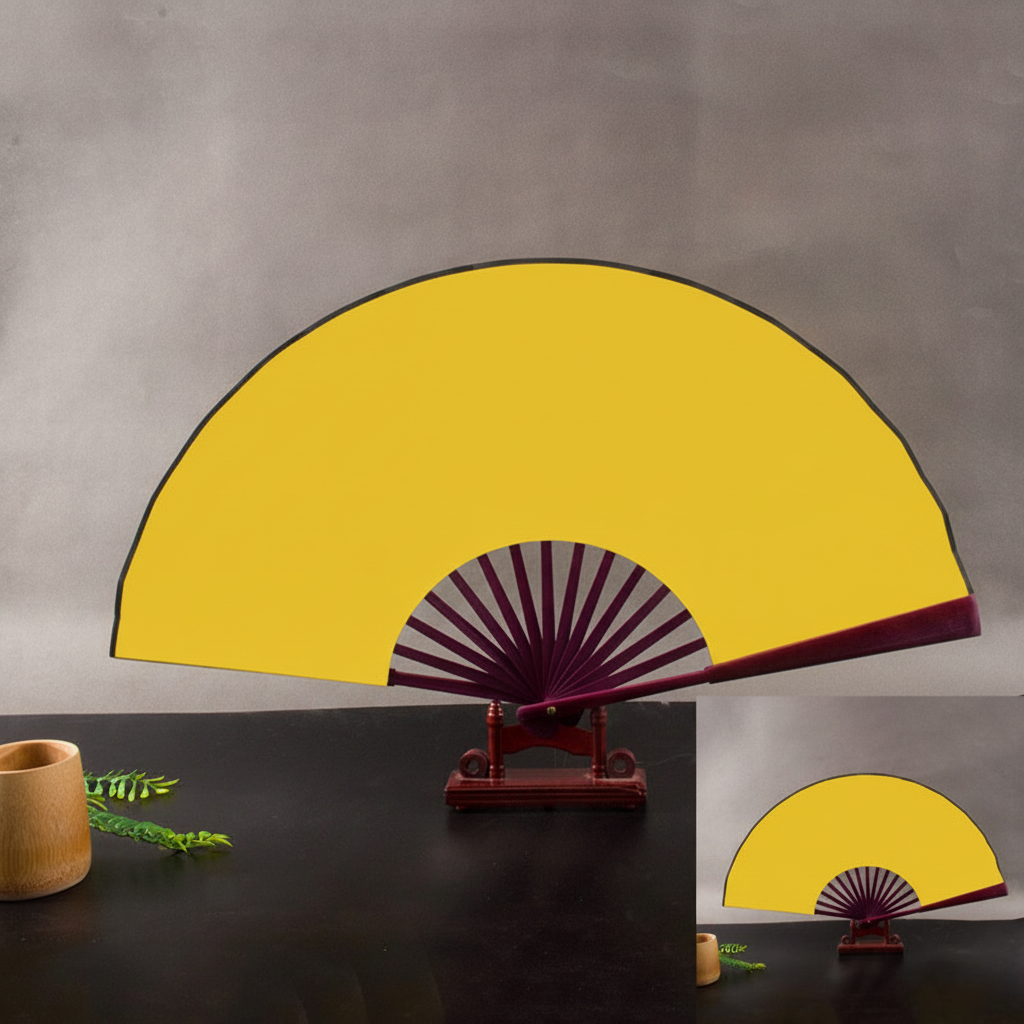 Abanico plegable de bambú estilo clásico 25 cm