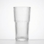 Vaso de vidrio con tapa y popote 590 ml (20 oz) - 1