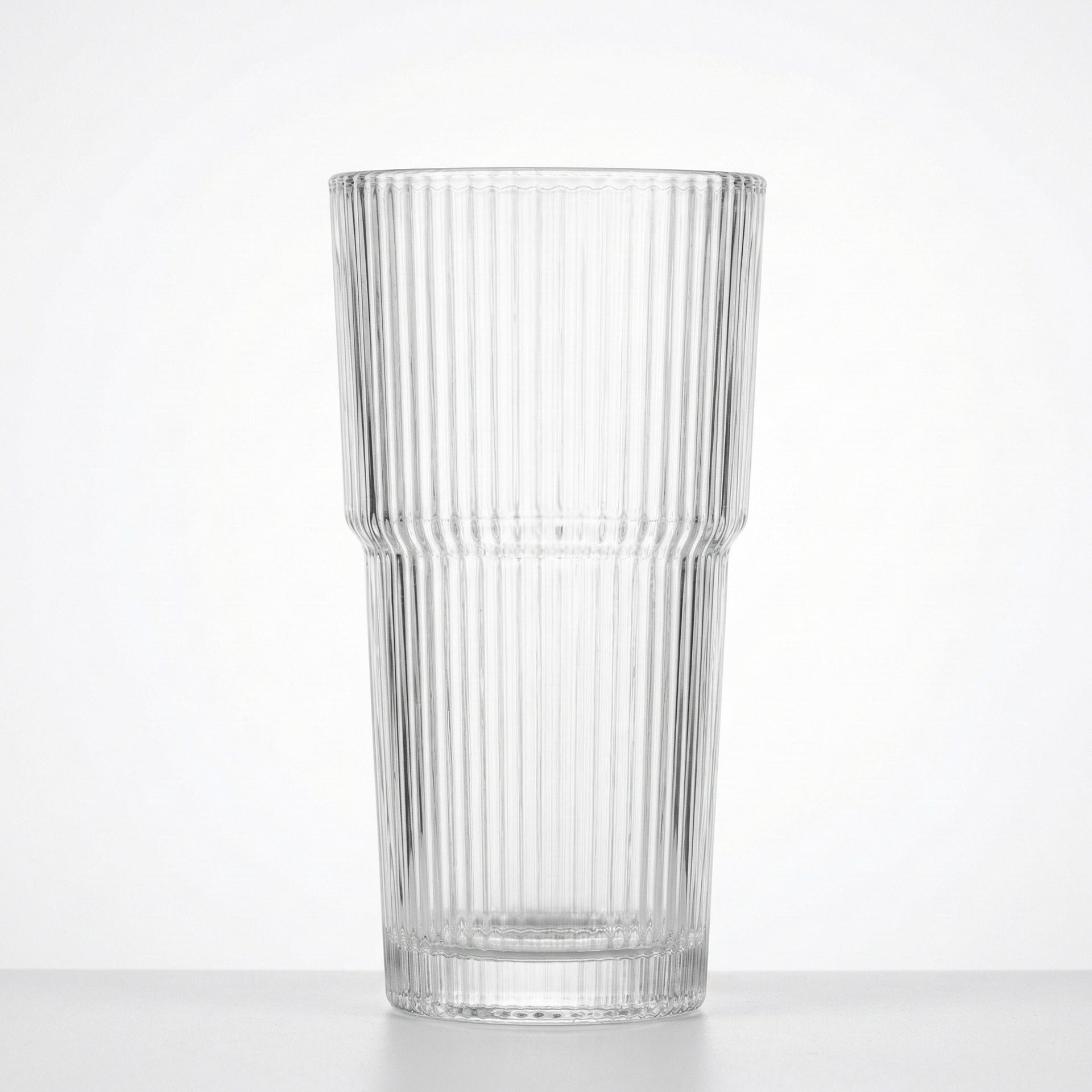 Vaso de vidrio con tapa y popote 590 ml (20 oz) - 1