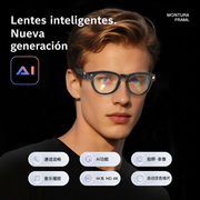Lentes Inteligentes Q8 Cámara 8 MP con IA y Traducción - 1