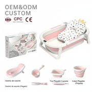 Tina de Baño Plegable para Bebé con Accesorios - 1