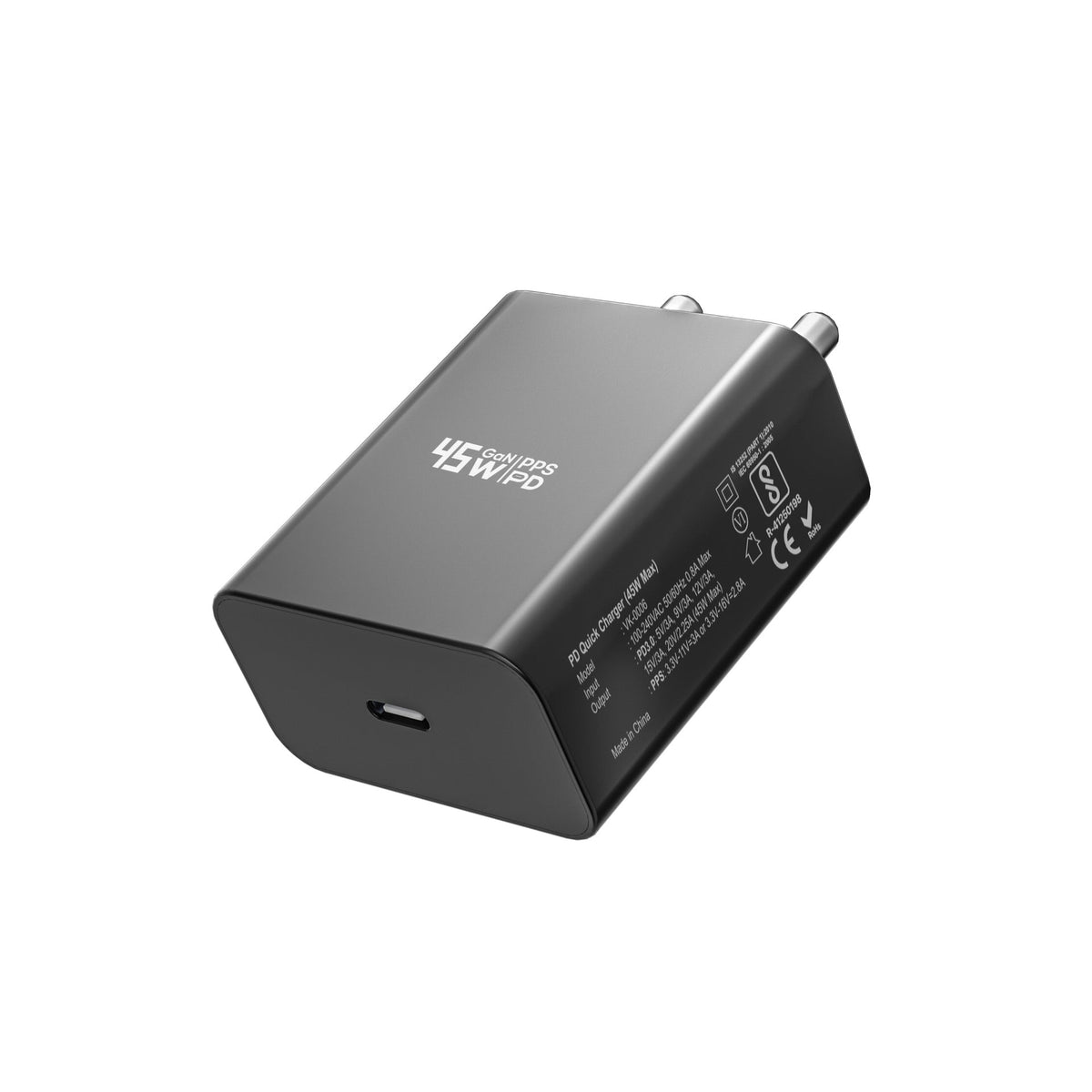 Cargador Rápido 45W USB-C PD compatible Samsung S23/S24/S25