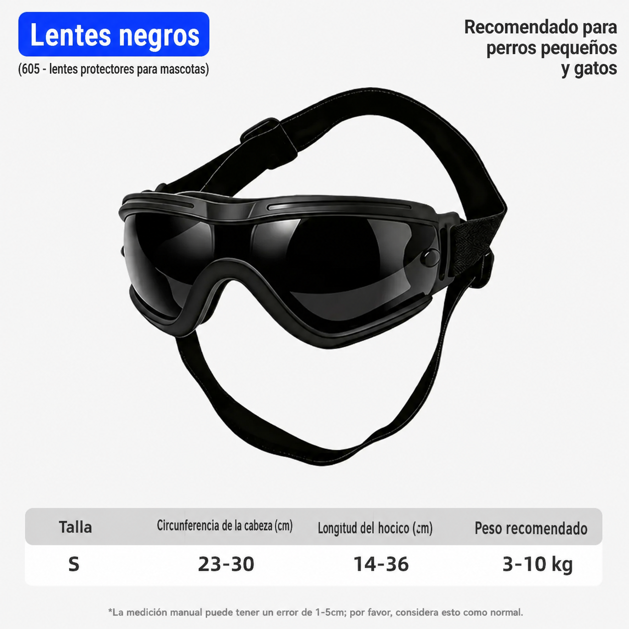 Lentes para Perros y Gatos