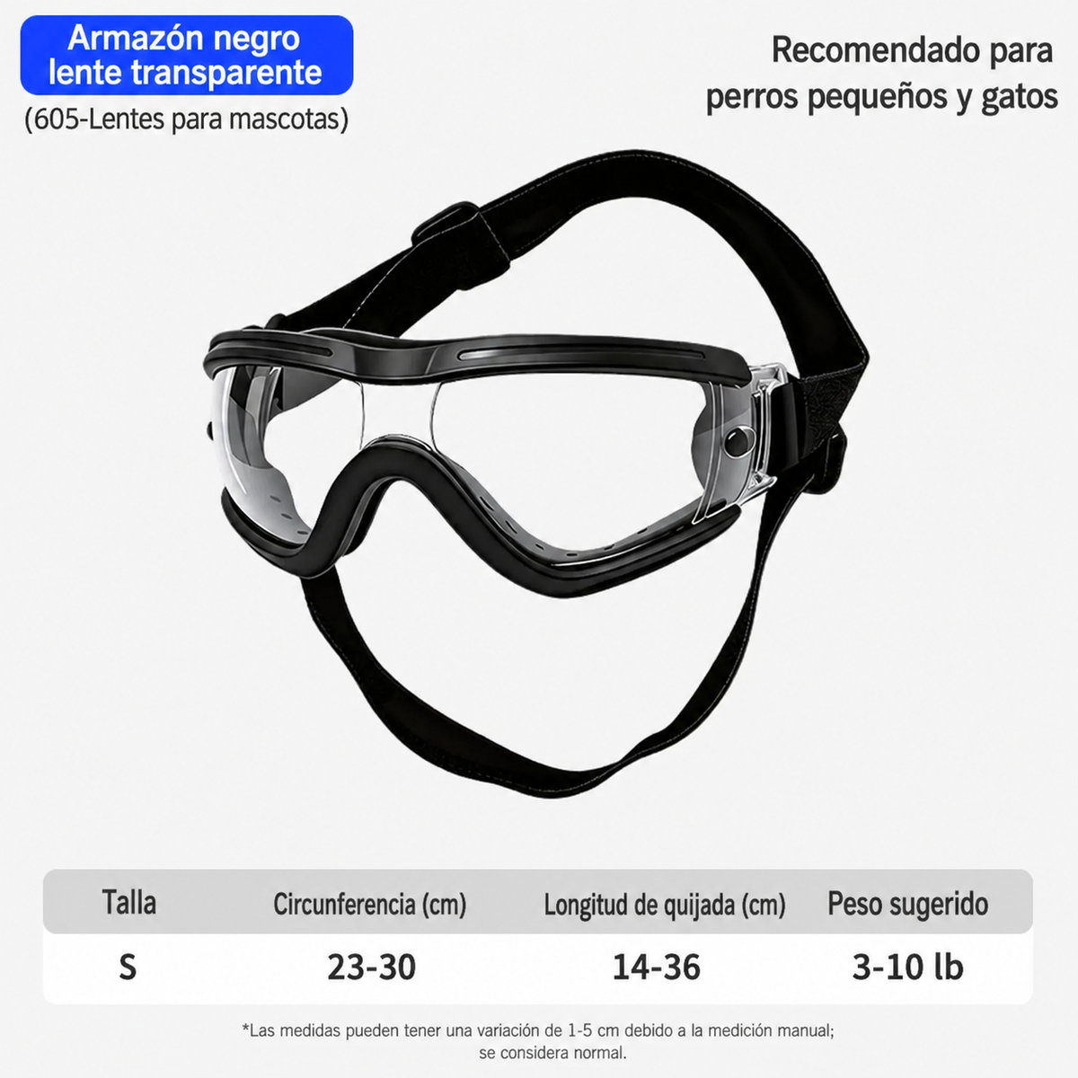 Lentes para Perros y Gatos