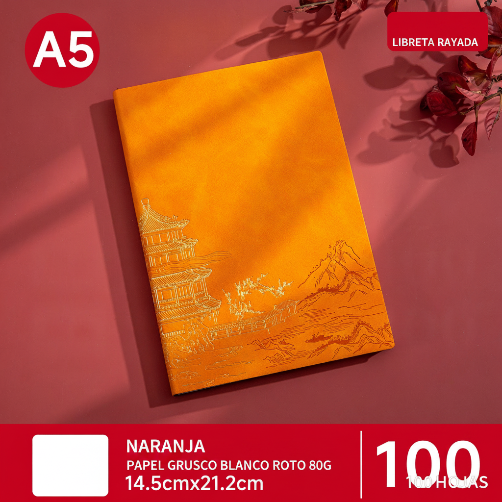 Libreta A5 Ejecutiva Pasta Suave | Diseño Moderno