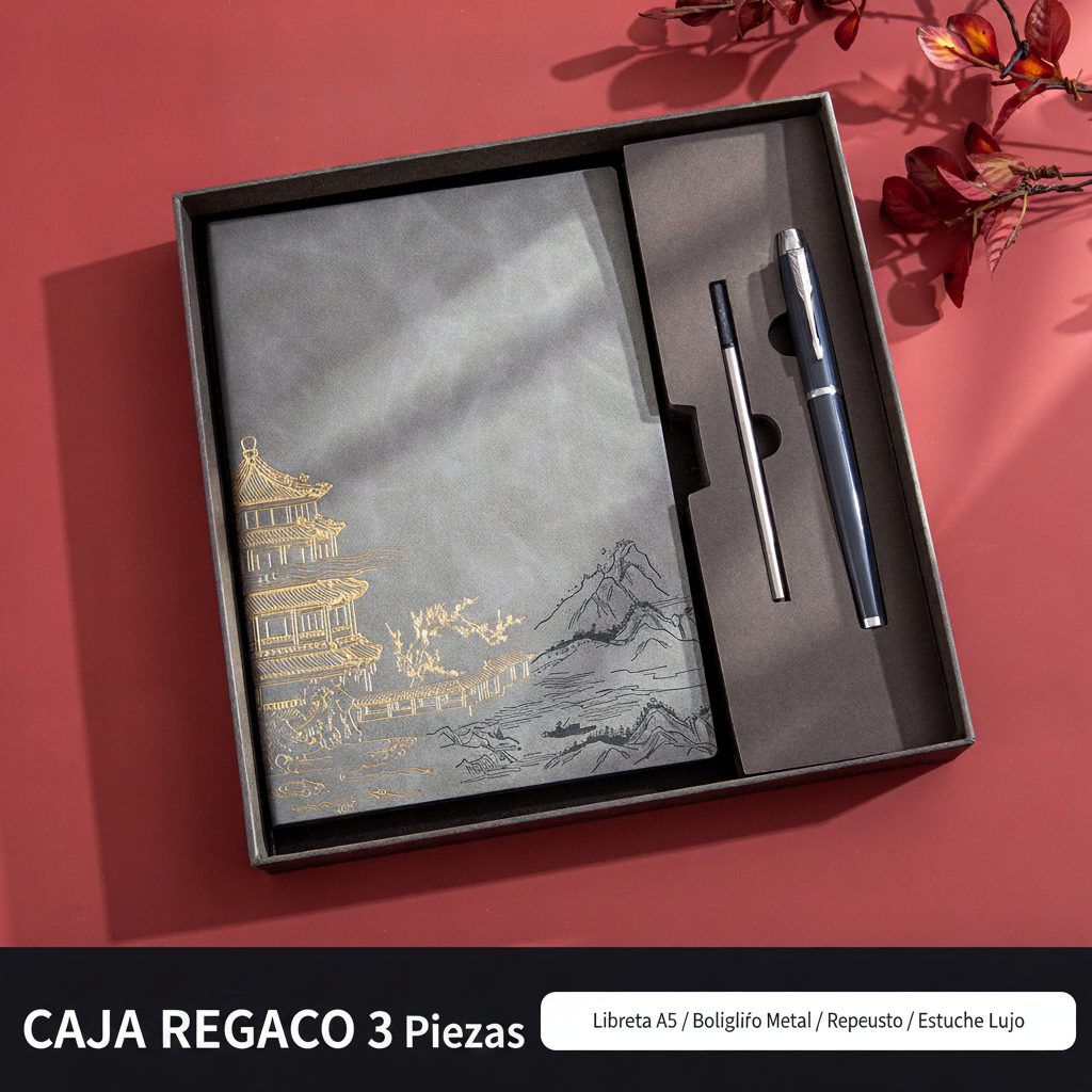 Libreta A5 Ejecutiva Pasta Suave | Diseño Moderno
