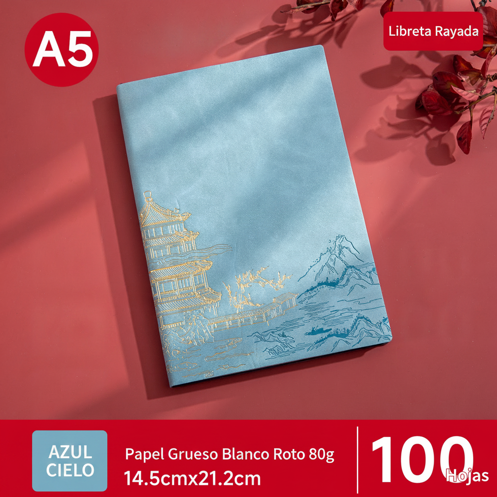 Libreta A5 Ejecutiva Pasta Suave | Diseño Moderno