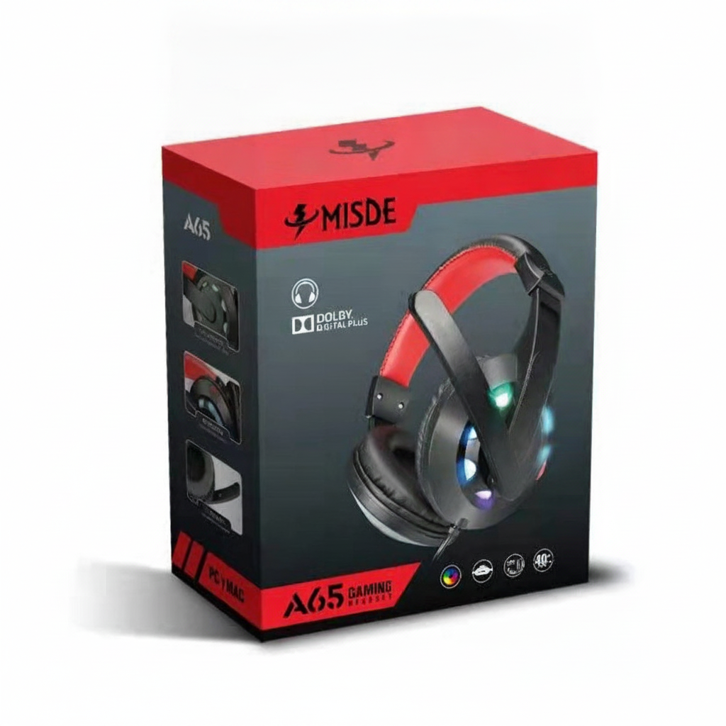 Audífonos Gamer con Micrófono Over-Ear Cable 1.8 m