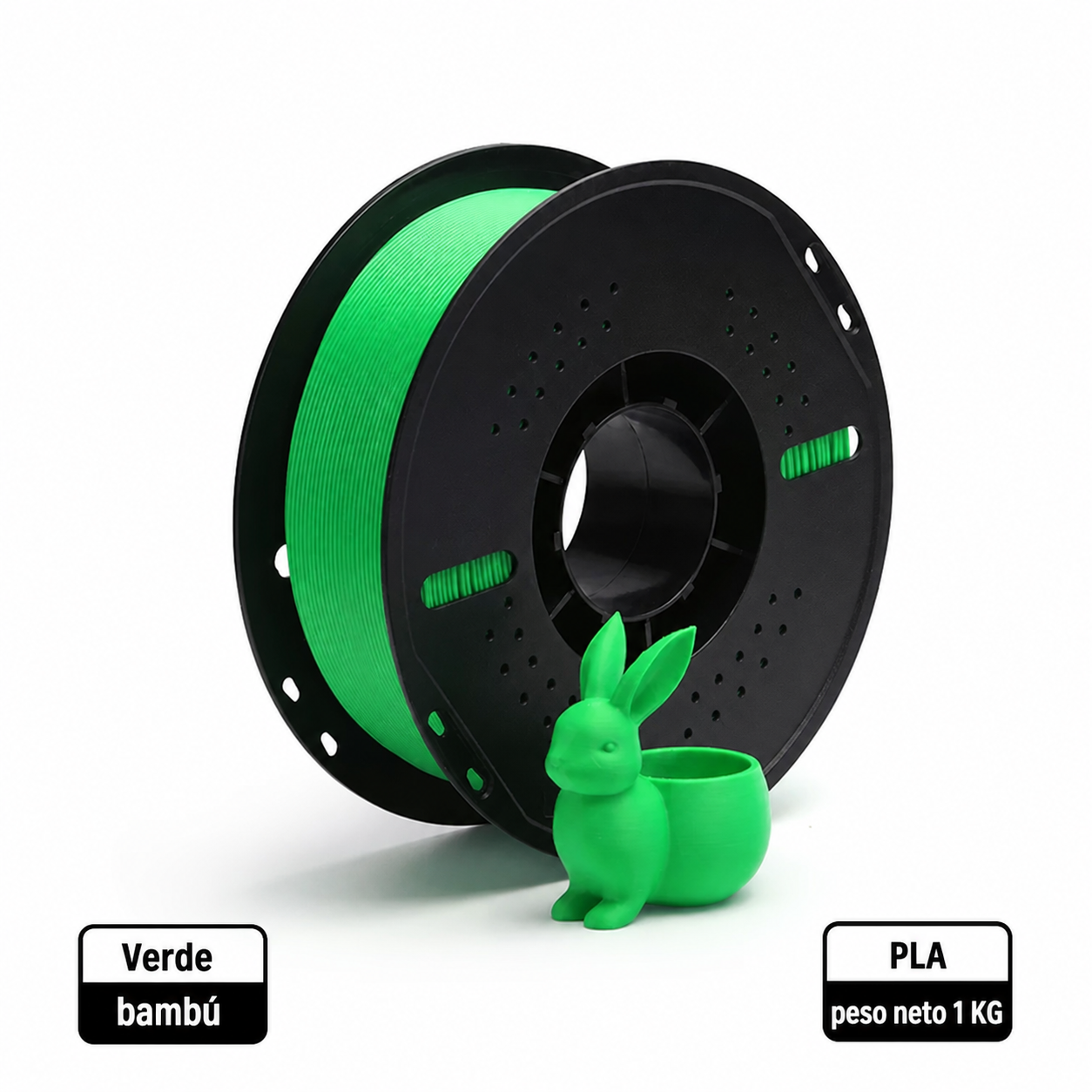 Filamento mate para impresora 3D PLA por 1 kg 1.75 mm