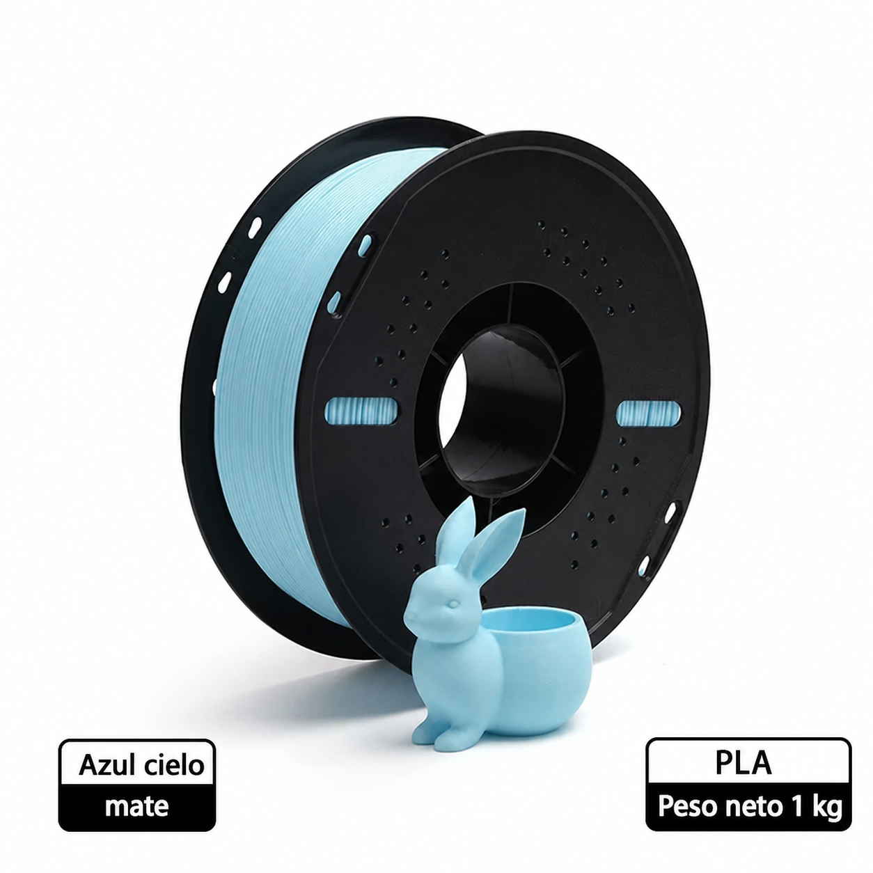 Filamento mate para impresora 3D PLA por 1 kg 1.75 mm