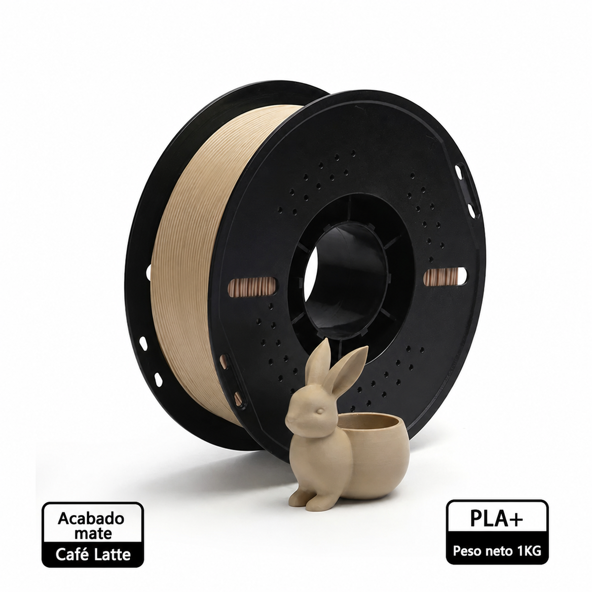 Filamento mate para impresora 3D PLA por 1 kg 1.75 mm