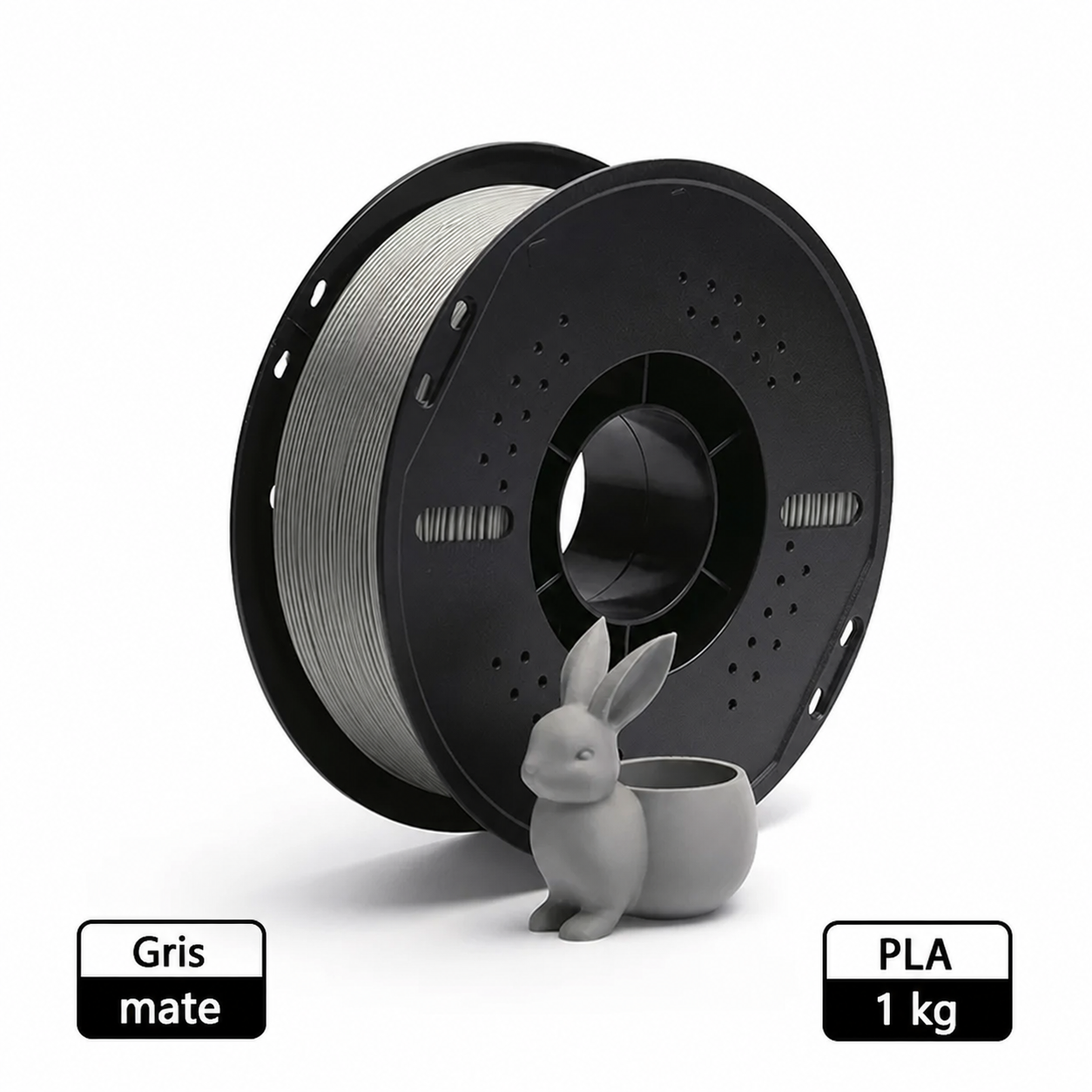 Filamento mate para impresora 3D PLA por 1 kg 1.75 mm