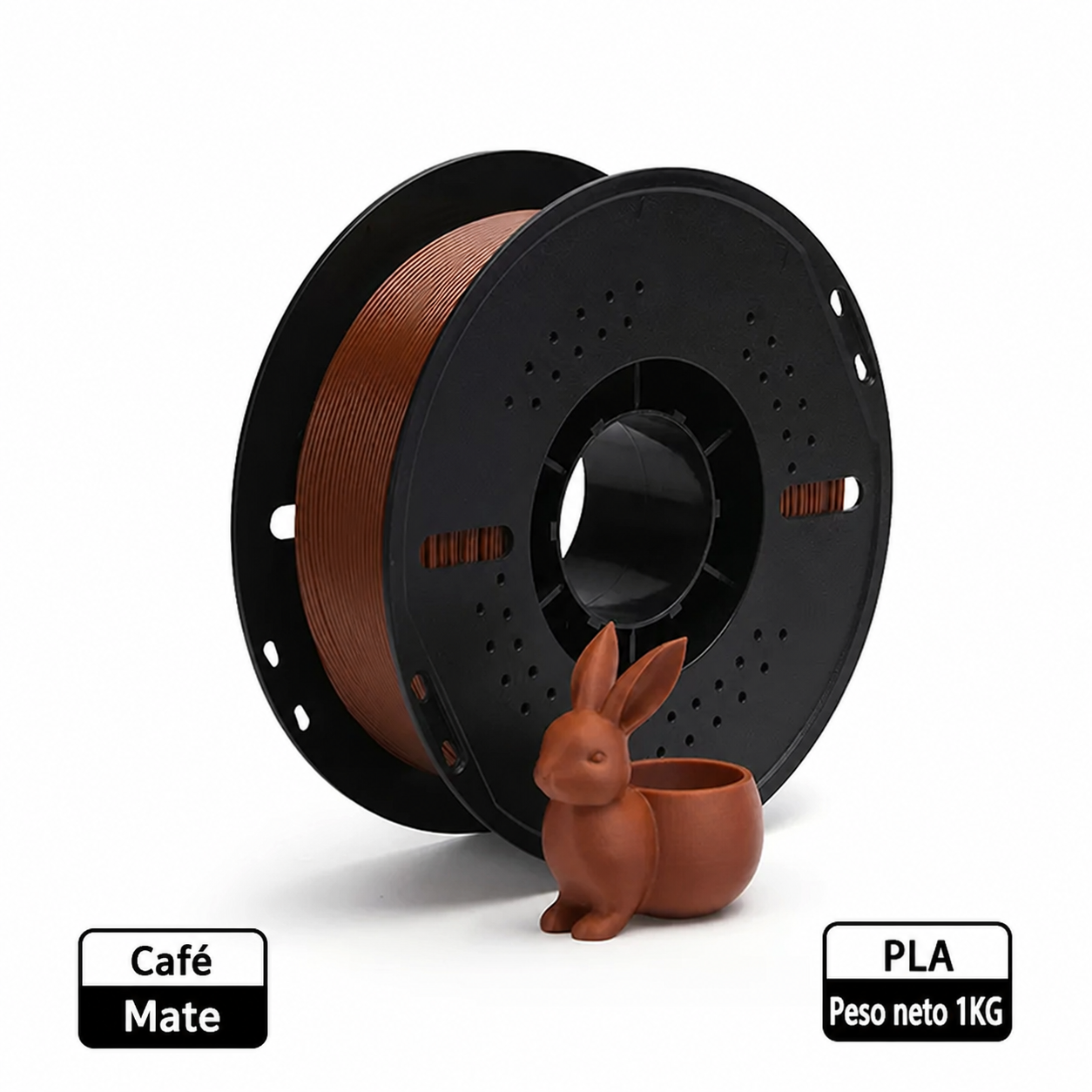 Filamento mate para impresora 3D PLA por 1 kg 1.75 mm