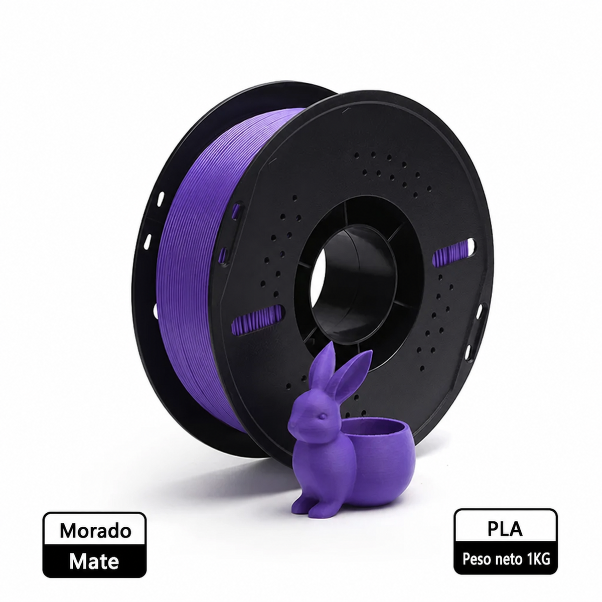 Filamento mate para impresora 3D PLA por 1 kg 1.75 mm