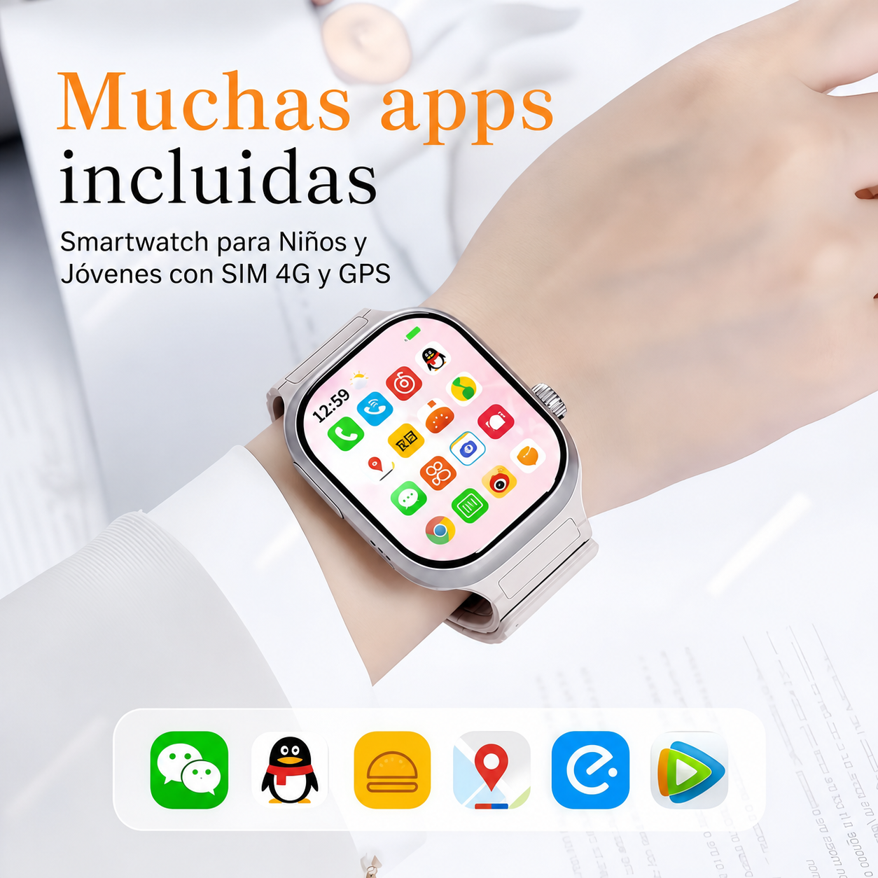 Smartwatch para Niños y Jóvenes con SIM 4G y GPS - 2