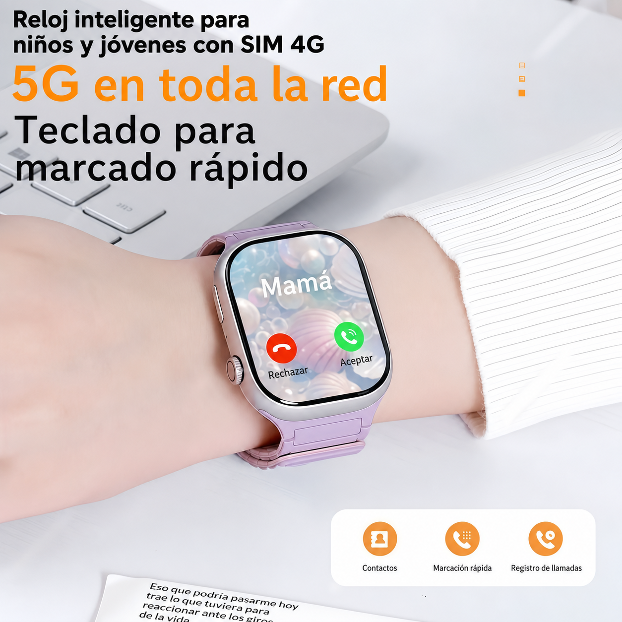 Smartwatch para Niños y Jóvenes con SIM 4G y GPS - 3
