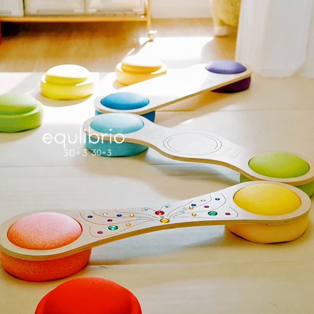 Tablas de equilibrio de madera para niños - 1