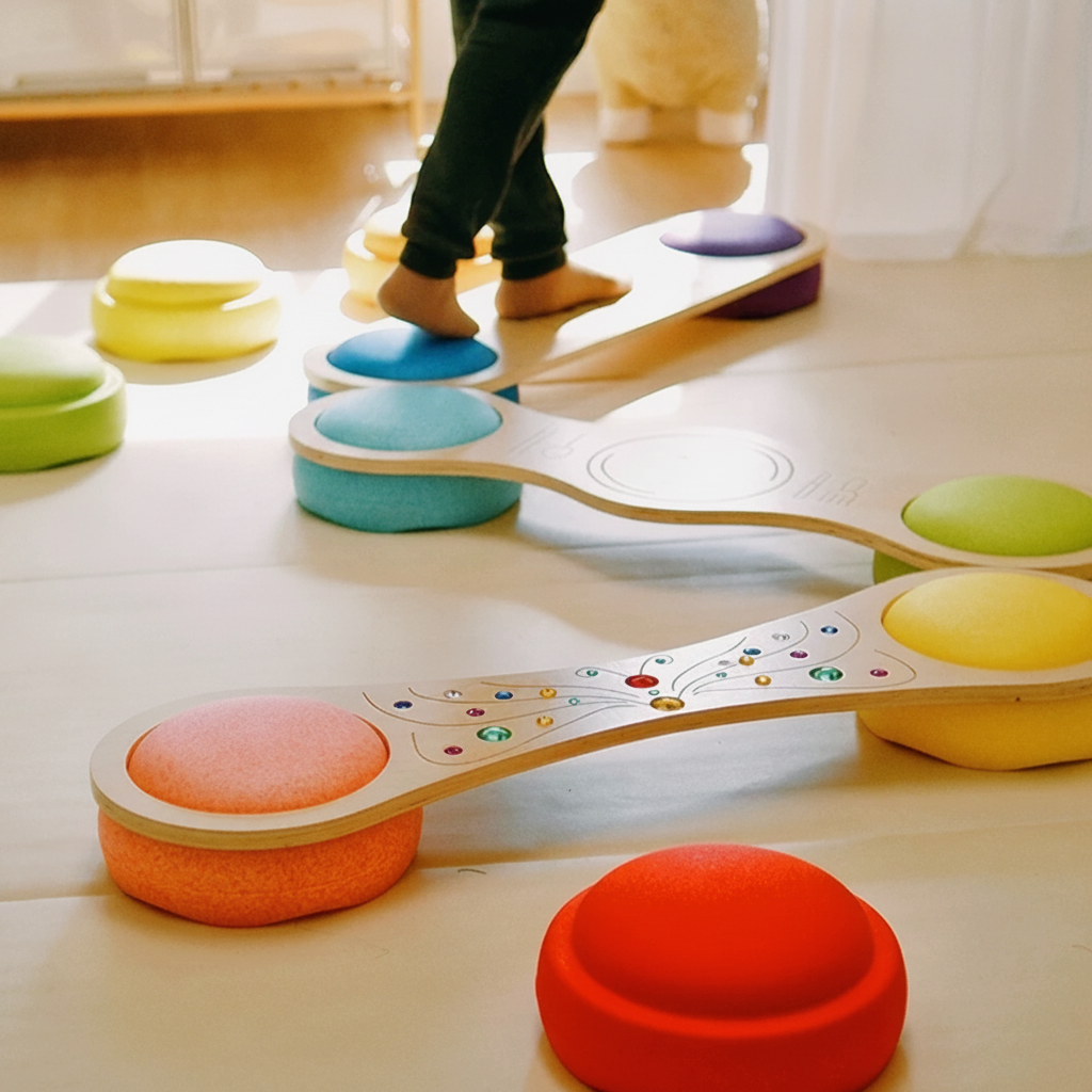 Tablas de equilibrio de madera para niños - 2