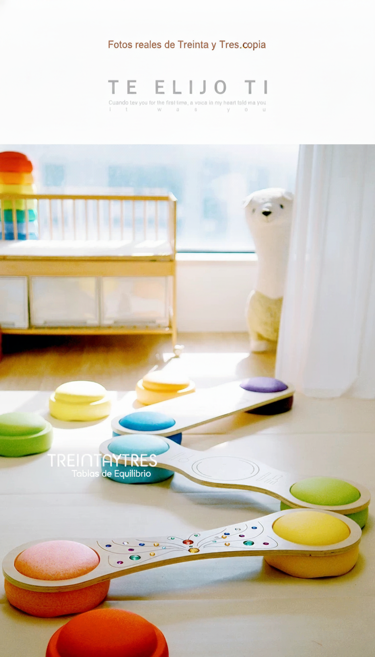 Tablas de equilibrio de madera para niños - 6