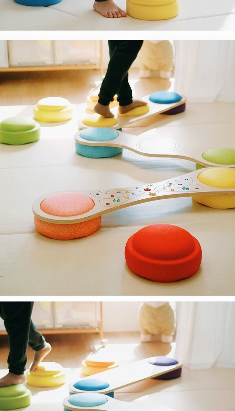 Tablas de equilibrio de madera para niños - 8