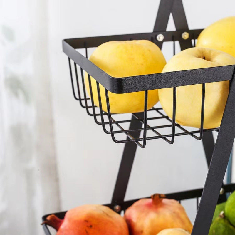 Canasta de Frutas de Metal con Niveles Desmontables - 3