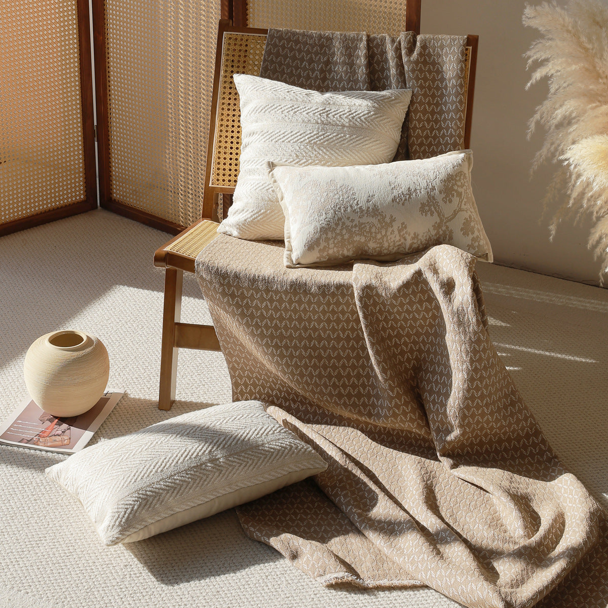 Funda de cojín estilo japonés para sofá y cama - 2