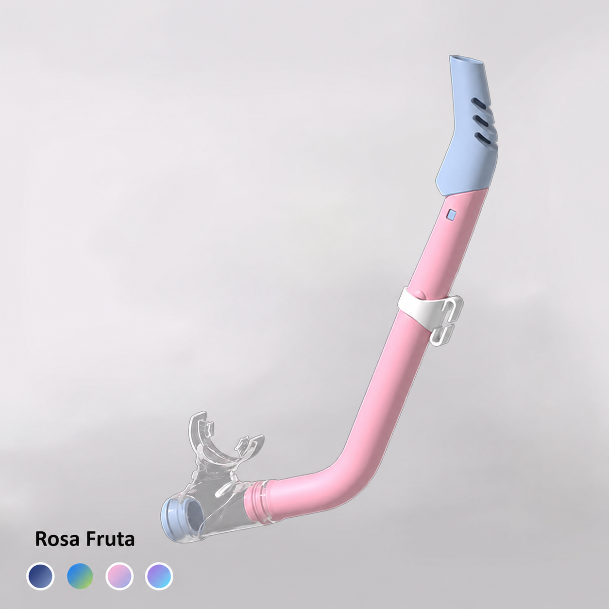 Goggle de natación para niños con snorkel semiseco