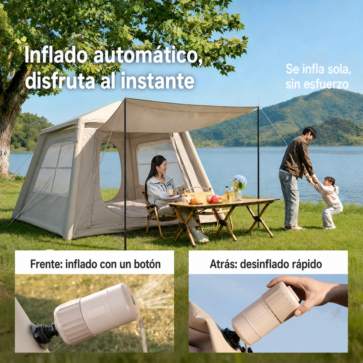 Tienda de camping inflable automática - 2