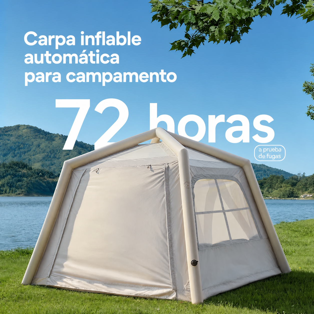 Tienda de camping inflable automática - 4