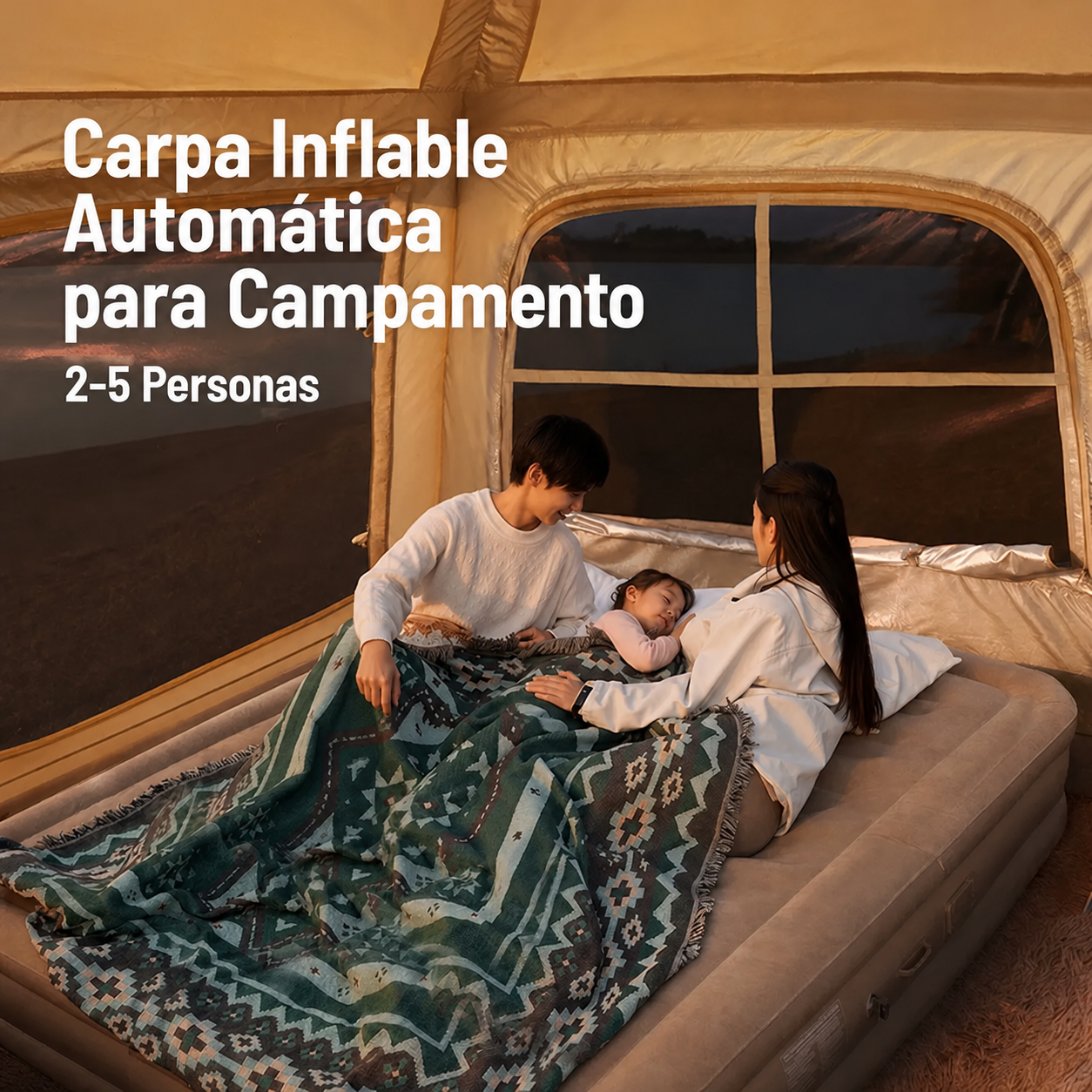 Tienda de camping inflable automática - 5