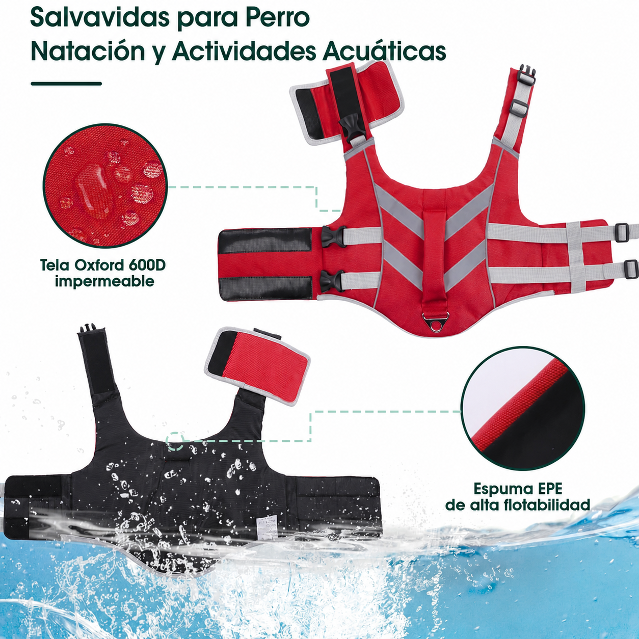 Salvavidas para Perro Natación y Actividades Acuáticas - 2