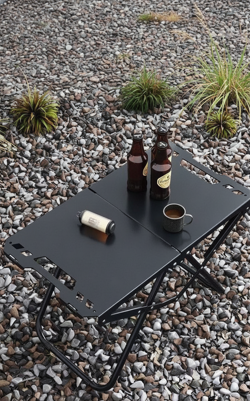 Mesa Táctica Plegable de Aluminio para Camping - 10