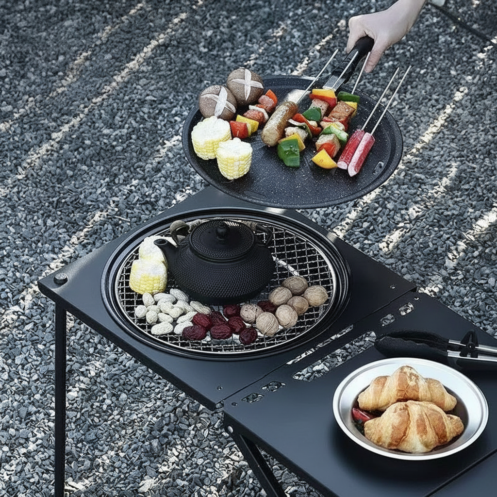 Mesa Táctica Plegable de Aluminio para Camping - 3