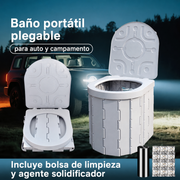 Baño Portátil Plegable para Auto y Camping - 1