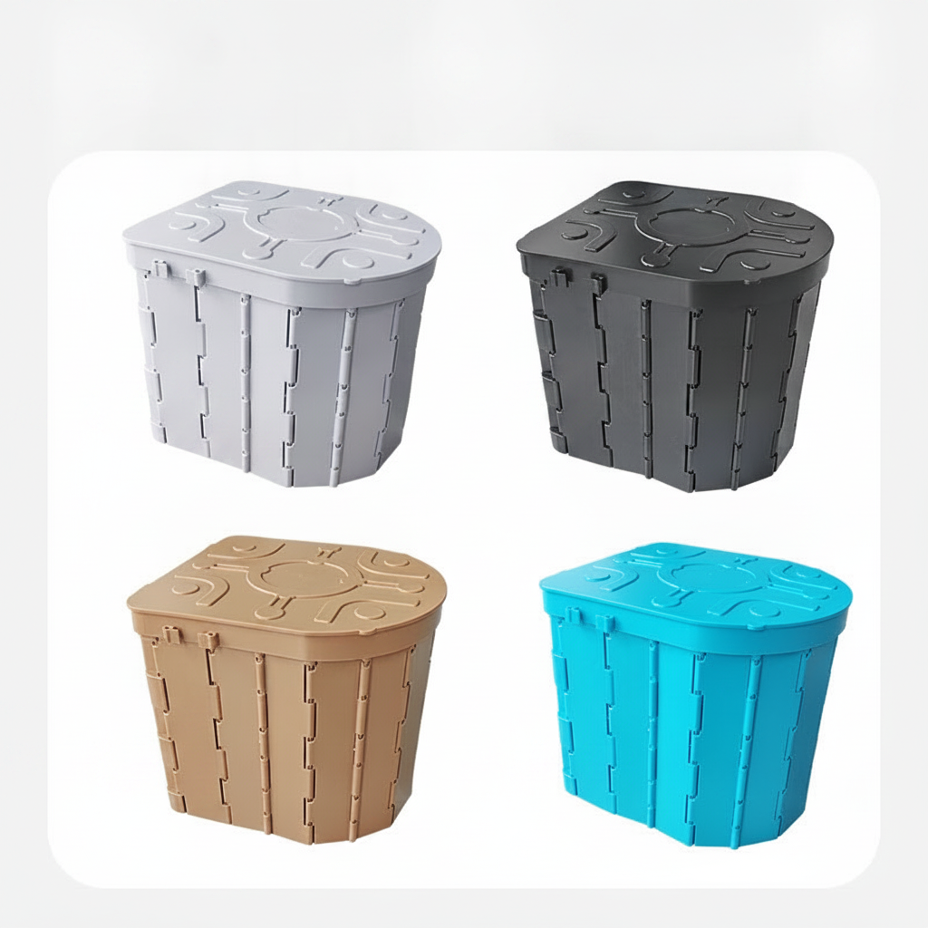 Baño Portátil Plegable para Auto y Camping - 2