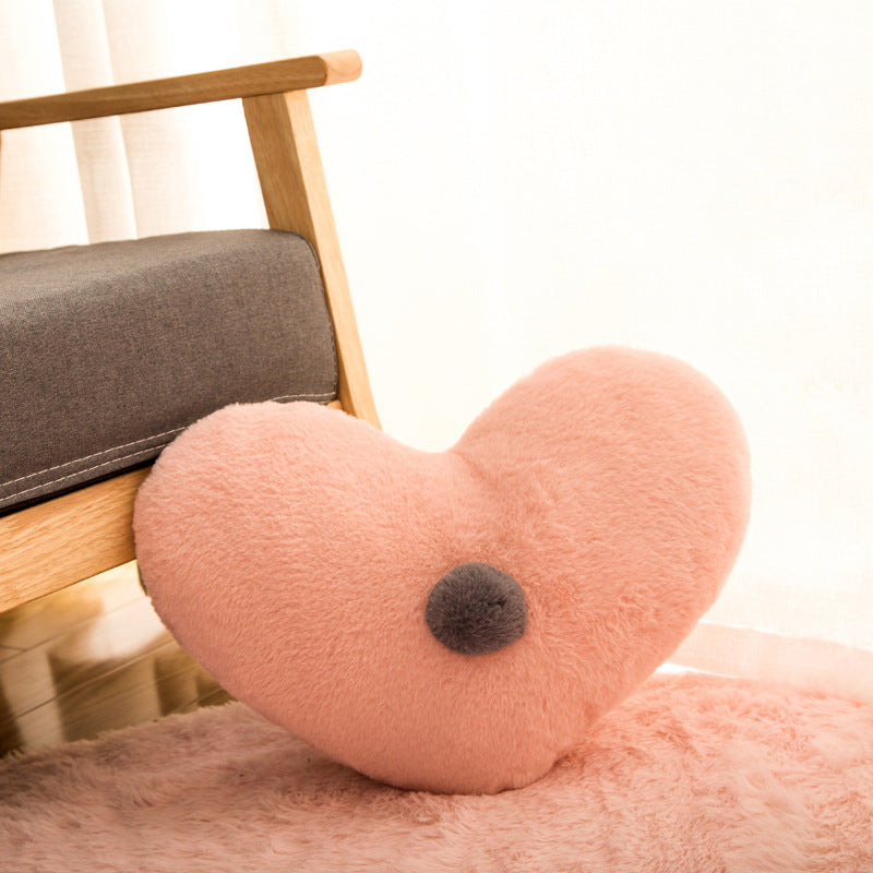 Cojín Decorativo de Peluche Estrellas y Lunas para Sofá