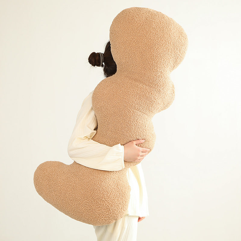 Cojín decorativo de peluche teddy para sofá - 4